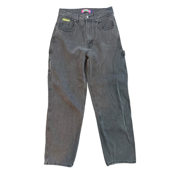 Vintage Empyre Cargo Straight Leg Jeans Size 7 Gray Wash Y2K - Picture 1 of 7